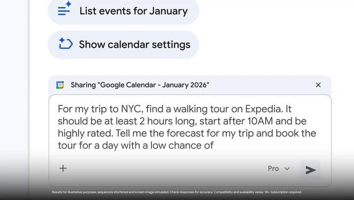 Chrome AI integration preview