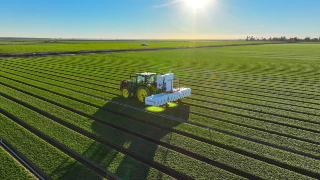 LaserWeeder-G2-Daytime-Spinach-Yuma-Aerial