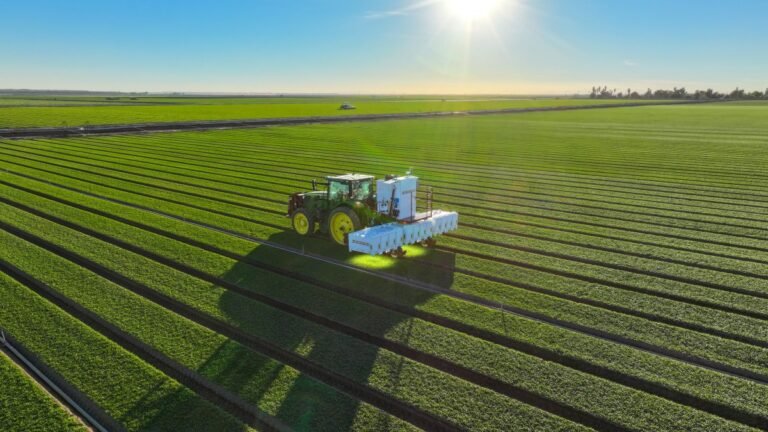 LaserWeeder-G2-Daytime-Spinach-Yuma-Aerial