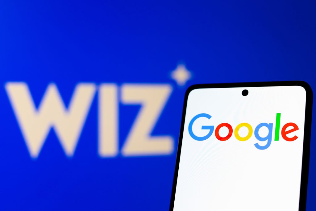 In this photo illustration, the Google logo is displayed on