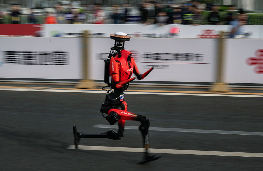Beijing Holds Humanoid Half Marathon